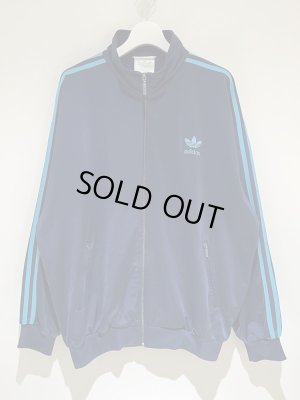 画像2: ユーロヴィンテージ adidas（アディダス） トラックジャケット ネイビー×ライトブルー