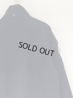 画像13: ユーロヴィンテージ イタリア製 デタッチャブルスリーブ 2WAYメルトンコート ダークネイビー