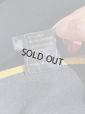 画像11: ユーロヴィンテージ イタリア製 デタッチャブルスリーブ 2WAYメルトンコート ダークネイビー