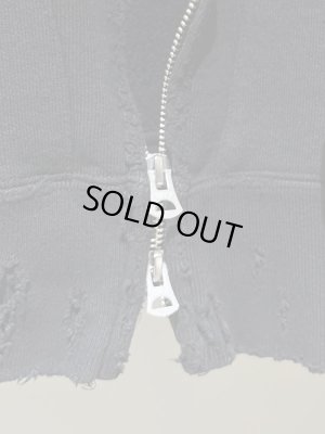 画像6: ANCELLM（アンセルム） Crash Zip Hoodie（クラッシュジップフーディー） ブラック