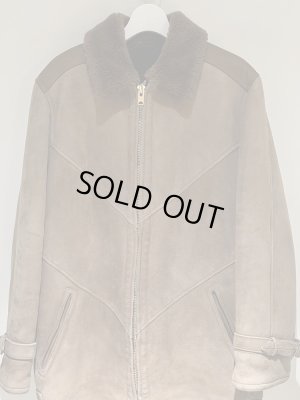 画像2: ユーロヴィンテージ Yves Saint Laurent（イヴサンローラン）リアルムートンジャケット ブラウン