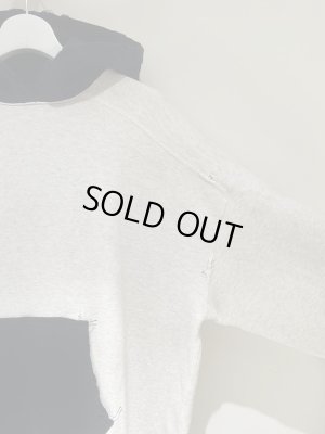 画像4: ANCELLM（アンセルム） 2Tone Aging Hoodie（2トーンエイジングフーディー） エクリュ×ブラック