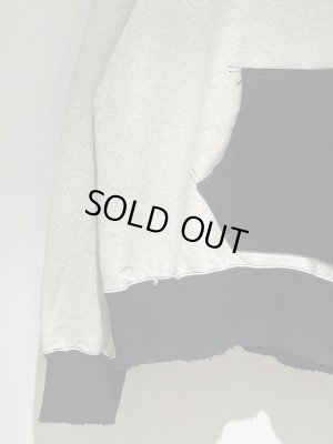 画像5: ANCELLM（アンセルム） 2Tone Aging Hoodie（2トーンエイジングフーディー） エクリュ×ブラック