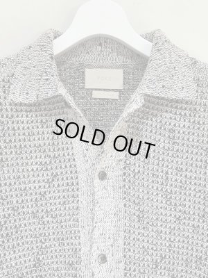 画像3: YOKE（ヨーク） Mesh Knitted Buttoned Cardigan（メッシュニット ボタンカーディガン） ホワイト