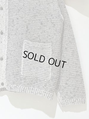 画像5: YOKE（ヨーク） Mesh Knitted Buttoned Cardigan（メッシュニット ボタンカーディガン） ホワイト