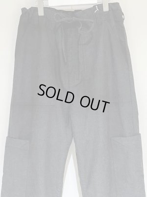 画像2: ANCELLM（アンセルム） Chambray Baker Cargo Pants（シャンブレーベイカーカーゴパンツ） ブラック