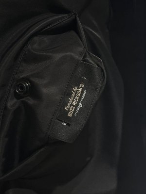 画像10: UNUSED × Buzz Rickson's（アンユーズド×バズリクソンズ） フーデッドフライトジャケット ブラック