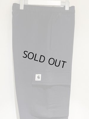 画像2: Carhartt WIP（カーハートWIP） 日本未発売 Sweat Cargo Pants（スウェットカーゴパンツ） ブラック