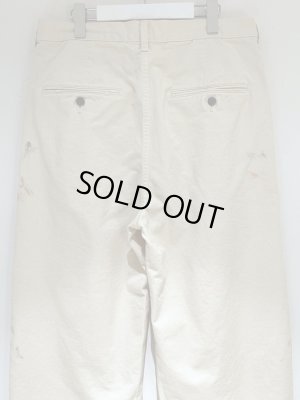 画像9: ANCELLM（アンセルム） Painted Chino Trousers（ペインテッド チノトラウザーズ） ベージュ