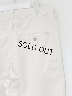 画像10: ANCELLM（アンセルム） Painted Chino Trousers（ペインテッド チノトラウザーズ） ベージュ