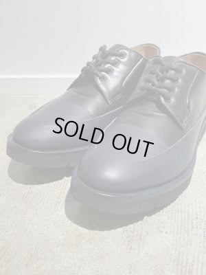 画像2: OAMC（オーエーエムシー） レザーシューズ バーガンディ×ネイビー