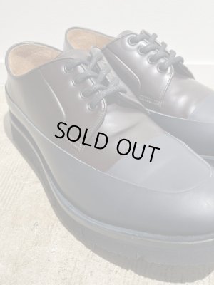 画像5: OAMC（オーエーエムシー） レザーシューズ バーガンディ×ネイビー