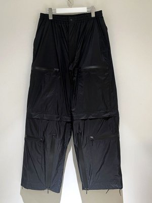 画像1: YOKE（ヨーク） Nylon Convertible Easy Pants（ナイロンコンバーチブルイージーパンツ） ブラック