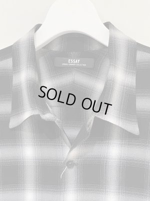 画像3: ESSAY（エッセイ） CPO Shirt（CPOシャツ） ブラックチェック