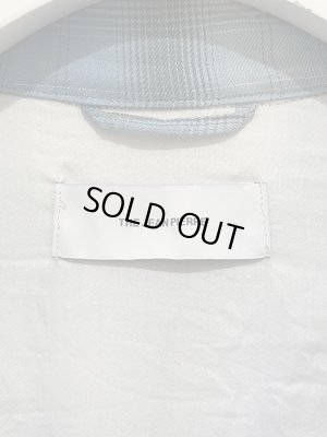 画像4: THE JEAN PIERRE（ジャンピエール） Super Fine Plaid Dove Shirt（スーパーファインプレイドダヴシャツ） スカイブルー