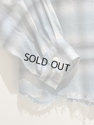 画像7: THE JEAN PIERRE（ジャンピエール） Super Fine Plaid Dove Shirt（スーパーファインプレイドダヴシャツ） スカイブルー