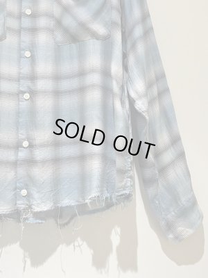 画像6: THE JEAN PIERRE（ジャンピエール） Super Fine Plaid Dove Shirt（スーパーファインプレイドダヴシャツ） スカイブルー