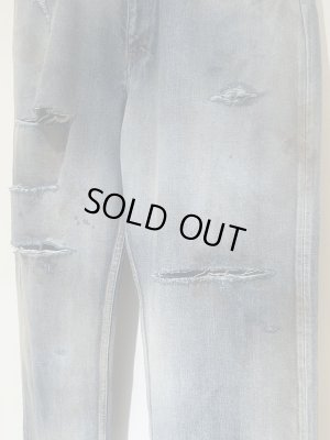 画像6: ANCELLM（アンセルム） Crash Selvedge Denim Straight 5P Pants（クラッシュセルビッジデニムストレート5Pパンツ） インディゴ