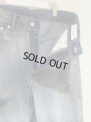 画像5: ANCELLM（アンセルム） Crash Selvedge Denim Straight 5P Pants（クラッシュセルビッジデニムストレート5Pパンツ） インディゴ