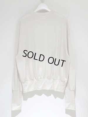 画像6: barbell object（バーベルオブジェクト） Swool LS Top（サマーウールロングスリーブトップ） エクリュ