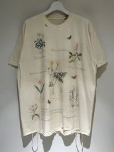 ANCELLM（アンセルム） Botanical T-shirt（ボタニカルTシャツ） ホワイト