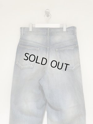 画像9: ANCELLM（アンセルム） Crash Selvedge Denim Straight 5P Pants（クラッシュセルビッジデニムストレート5Pパンツ） インディゴ