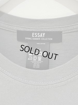 画像3: ESSAY（エッセイ） Mysterious T-Shirt（ミステリアス Tシャツ） グレー