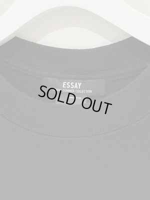 画像3: ESSAY（エッセイ） Drop Shoulder Nerd T-Shirt（ドロップショルダー ナード Tシャツ） ブラック
