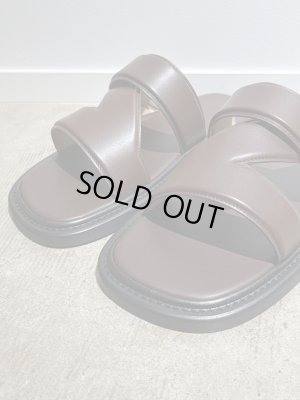 画像2: BOTTEGA VENETA（ボッテガヴェネタ） レザーサンダル ブラウン