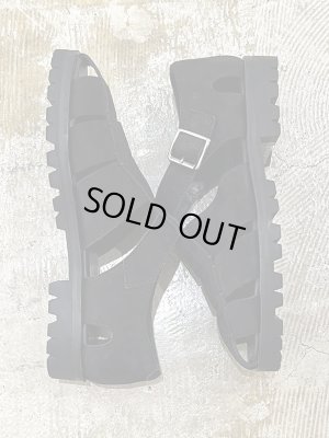 画像7: Paraboot（パラブーツ） Pacific（パシフィック） グルカサンダル ブラックヌバック