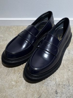 画像1: ADIEV（アデュー） Type159 Loafer（タイプ159 ローファー） ダークネイビー