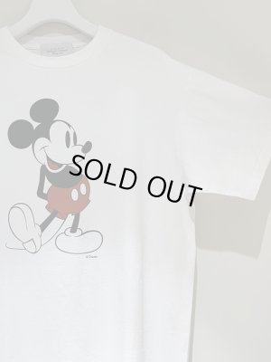 画像5: UNUSED × Disney（アンユーズド×ディズニー） ミッキーマウス染み込みプリントTシャツ ホワイト