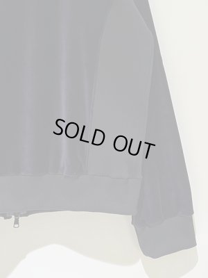 画像10: ANCELLM（アンセルム） Velour Switching Jacket（ベロアスイッチングジャケット） ネイビー