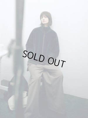 画像11: ANCELLM（アンセルム） Velour Switching Jacket（ベロアスイッチングジャケット） ネイビー