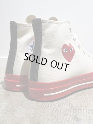 画像9: PLAY COMME des GARCONS × CONVERSE（プレイ コムデギャルソン×コンバース） CT70（チャックテイラー70） Hi ナチュラル