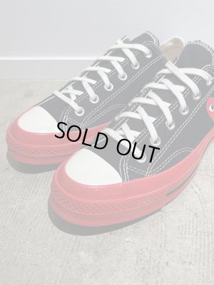画像2: PLAY COMME des GARCONS × CONVERSE（プレイ コムデギャルソン×コンバース） CT70（チャックテイラー70） Low ブラック
