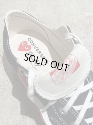 画像6: PLAY COMME des GARCONS × CONVERSE（プレイ コムデギャルソン×コンバース） CT70（チャックテイラー70） Low ブラック