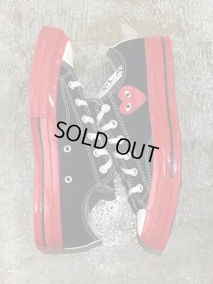 画像5: PLAY COMME des GARCONS × CONVERSE（プレイ コムデギャルソン×コンバース） CT70（チャックテイラー70） Low ブラック