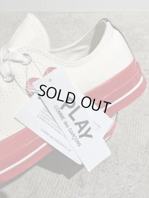 画像9: PLAY COMME des GARCONS × CONVERSE（プレイ コムデギャルソン×コンバース） CT70（チャックテイラー70） Low ナチュラル