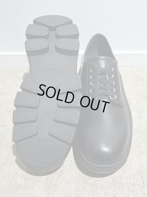 画像10: JIL SANDER（ジルサンダー） 5ホールレースアップ レザーシューズ ブラック