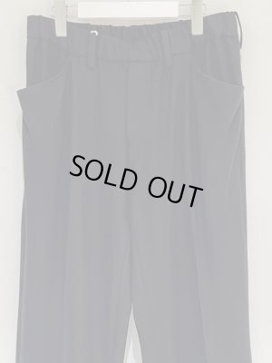 画像2: ANCELLM（アンセルム） Wool Easy Slacks（ウールイージースラックス） ブラック