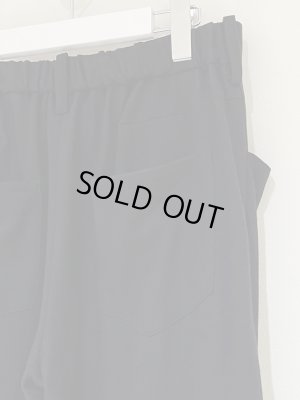 画像9: ANCELLM（アンセルム） Wool Easy Slacks（ウールイージースラックス） ブラック