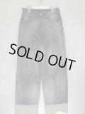 ANCELLM（アンセルム） Aging Wide Denim 5P Pants（エイジングワイドデニム 5Pパンツ） ブラック