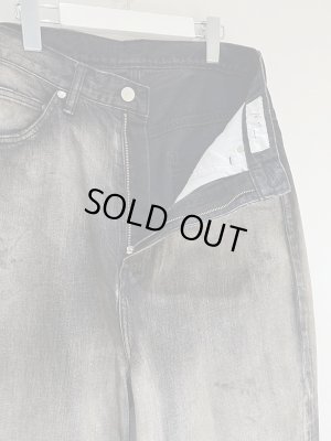 画像4: ANCELLM（アンセルム） Aging Wide Denim 5P Pants（エイジングワイドデニム 5Pパンツ） ブラック