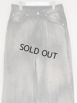 画像2: ANCELLM（アンセルム） Aging Wide Denim 5P Pants（エイジングワイドデニム 5Pパンツ） ブラック
