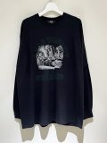 ESSAY（エッセイ） Cut-up Long Layer T-Shirt（カットアップ ロングレイヤーTシャツ） TEA PARTY ブラック