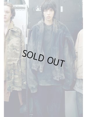 画像10: ANCELLM（アンセルム） Embroidery Uneven Over Sweat Shirt（エンブロイダリー アンイーブン オーバースウェットシャツ） ブラック