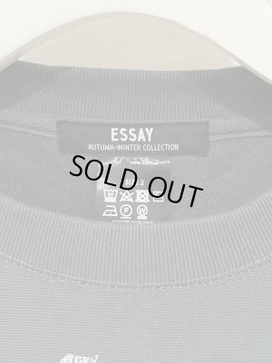 画像4: ESSAY（エッセイ） Crossgrain Sweatshirt（クロスグレイン スウェットシャツ） グリーン