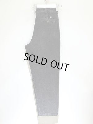 画像9: 90s Levis DOCKERS（リーバイス ドッカーズ） ツータック ブラックデニムトラウザーズ