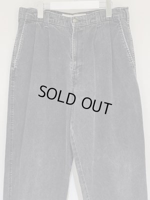 画像2: 90s Levis DOCKERS（リーバイス ドッカーズ） ツータック ブラックデニムトラウザーズ
